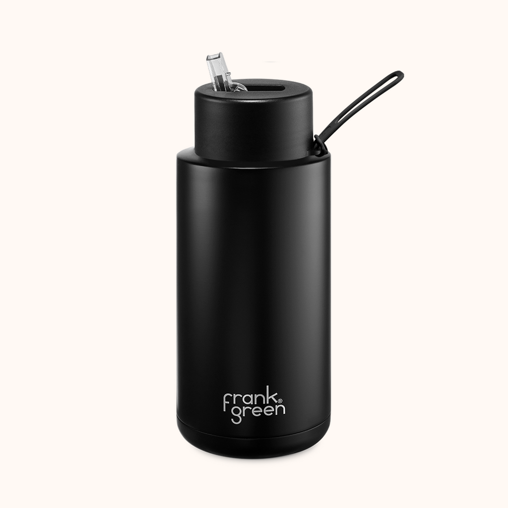 Ceramic Reusable Bottle - Midnight 34oz