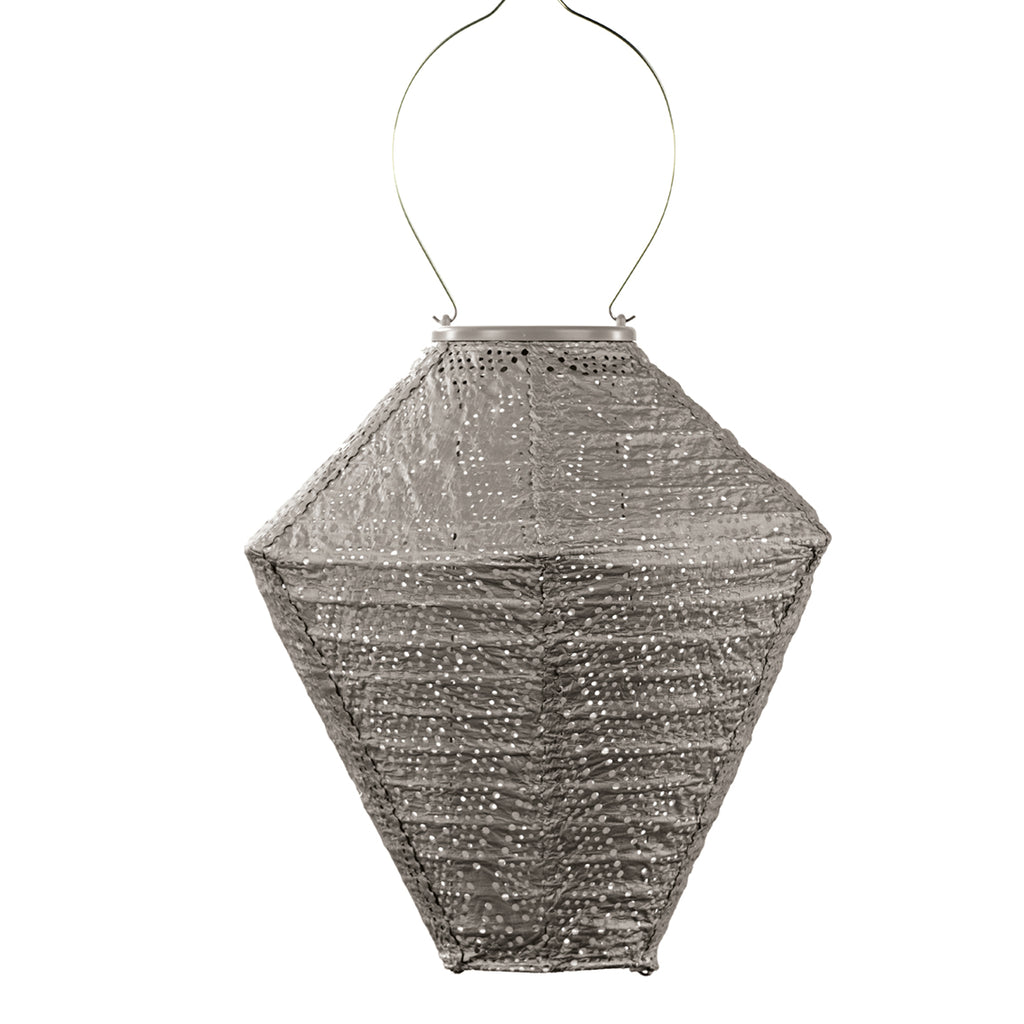 Solar Lantern Diamond - Taupe