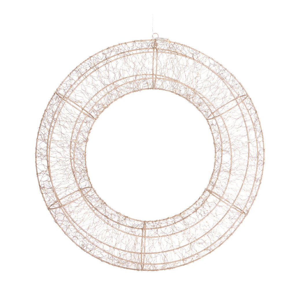 LED Illuminated Wreath - 70cm