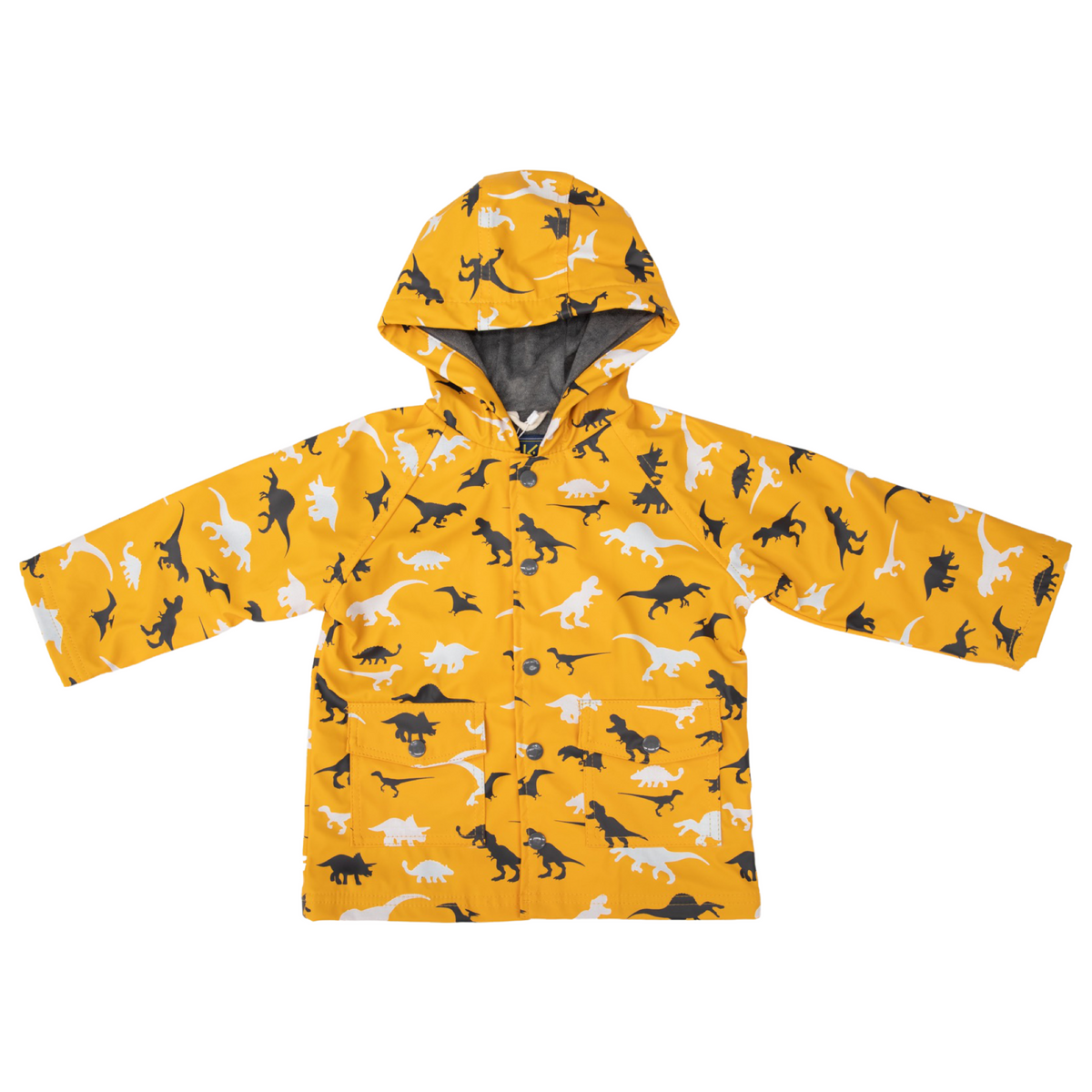 Colour Change Raincoat Mustard Dino Warran Glen Garden Centre Cafe
