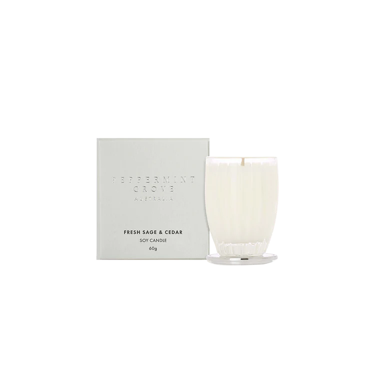Fresh Sage & Cedar - 60g Candle