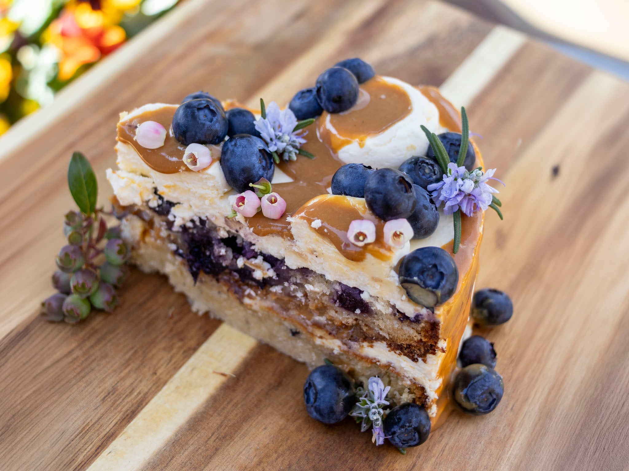 Joey's Olive Oil & Blueberry Cake
