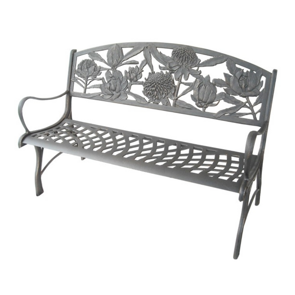 Cast Iron Bench - Waratah