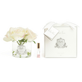 5 Rose Pink Blush - Clear Glass With Silver Badge