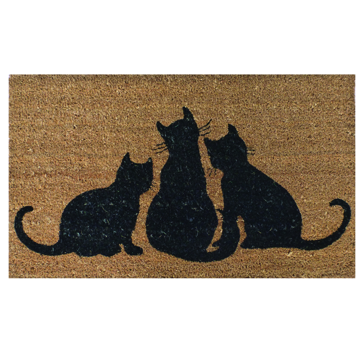 Doormat Coir Backed - Cats 45x75cm