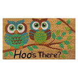 Doormat Coir Backed - Hoo's There 45x75cm
