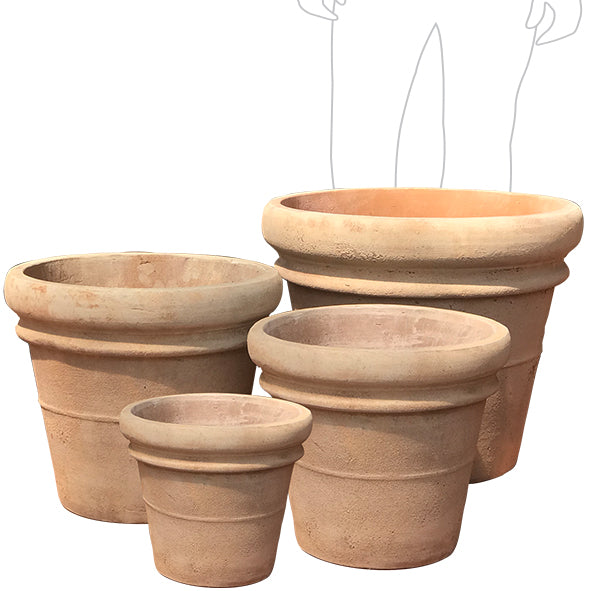 Rolled Rim Pot - Antiqua
