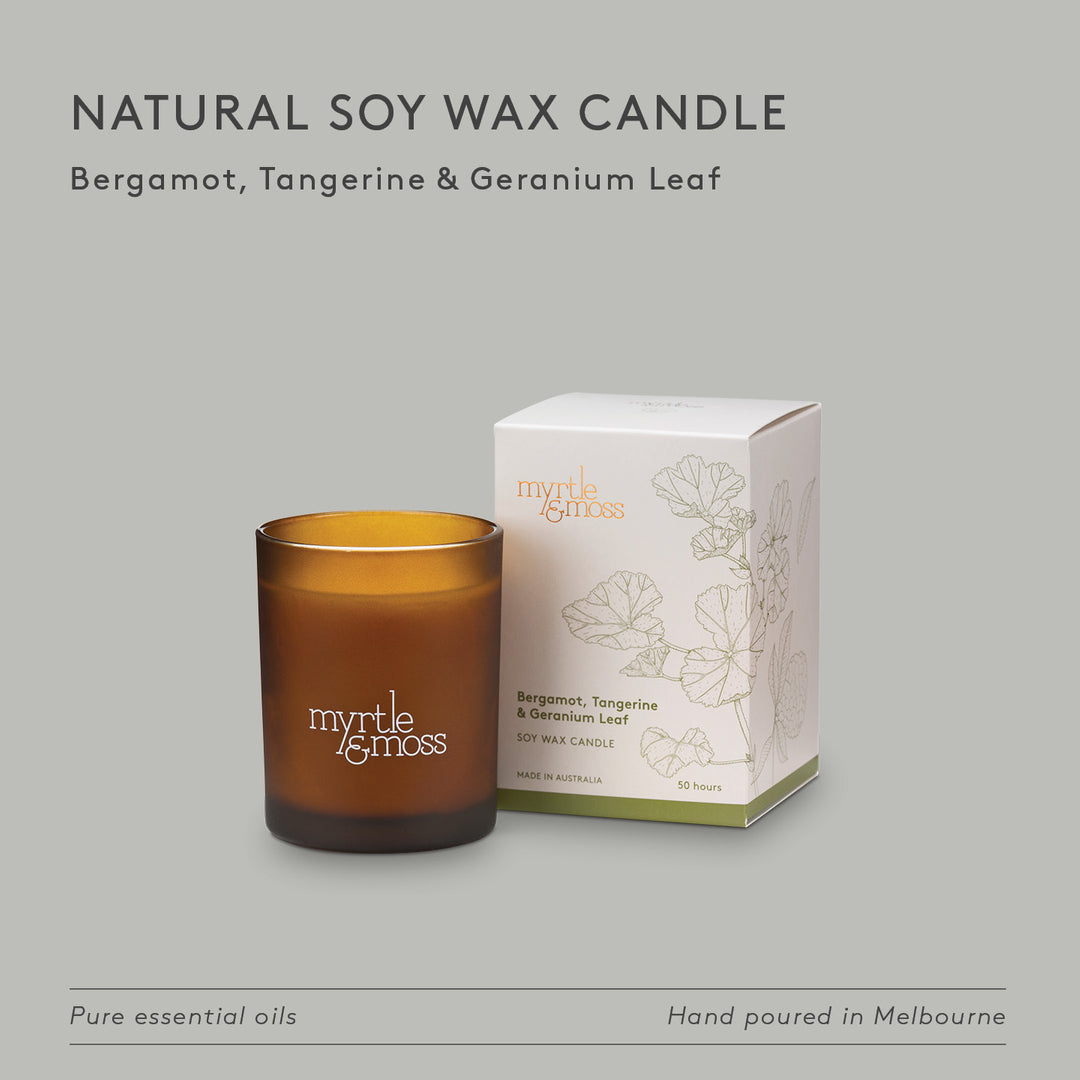 Bergamot Soy Wax Candle - 50 Hour