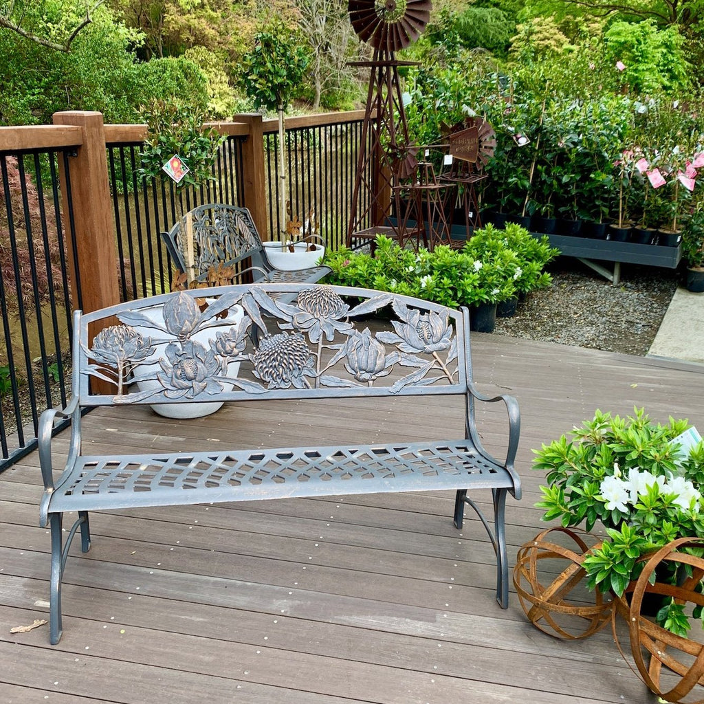 Cast Iron Bench - Waratah