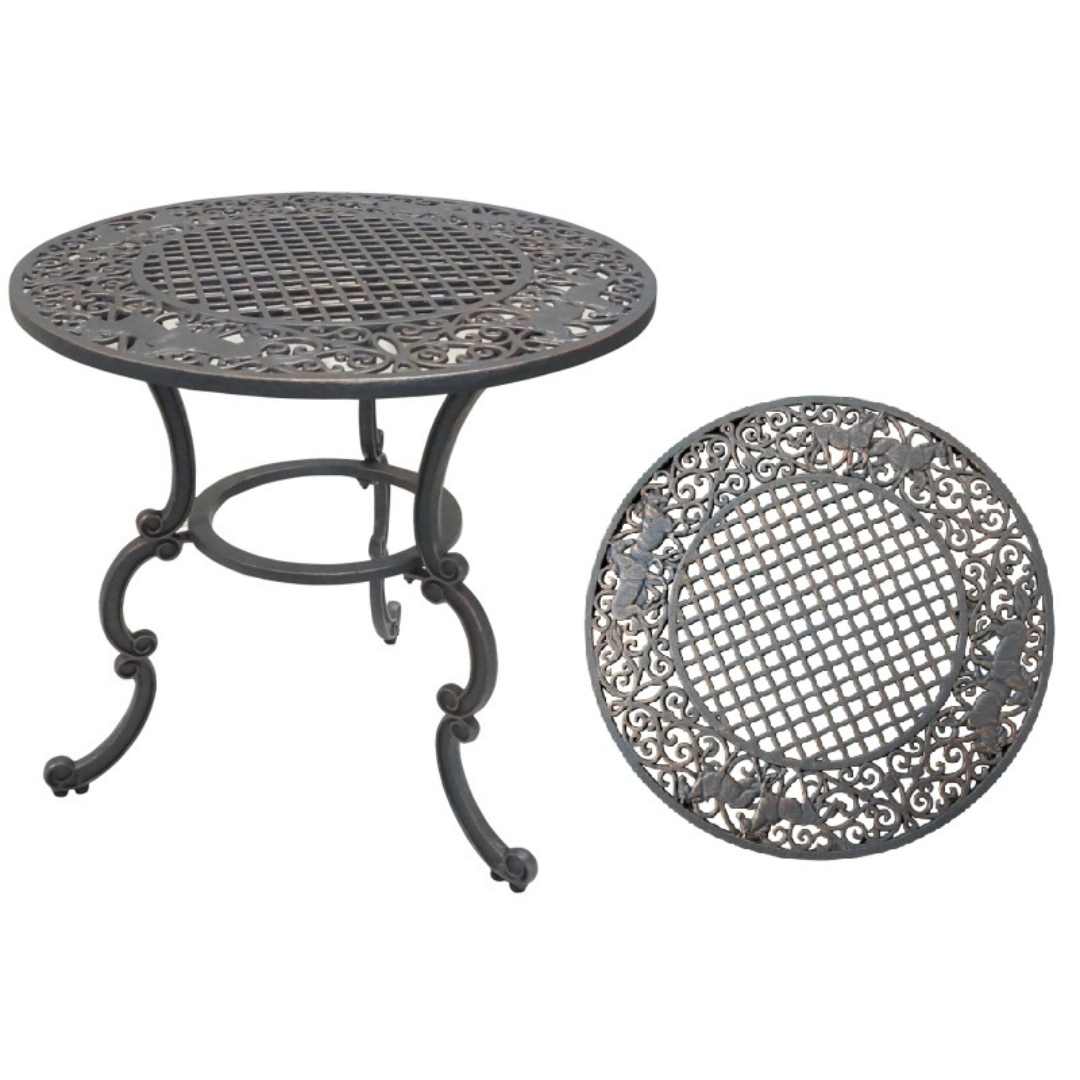 Cast Iron Garden 3 Piece Setting - Horse