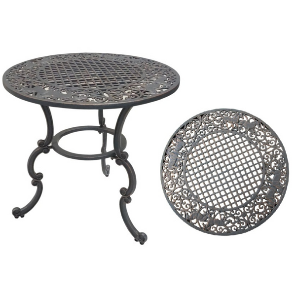 Cast Iron Garden 3 Piece Setting - Horse