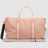 Alexis Stripe Weekender Travel Bag - Blush Stripe