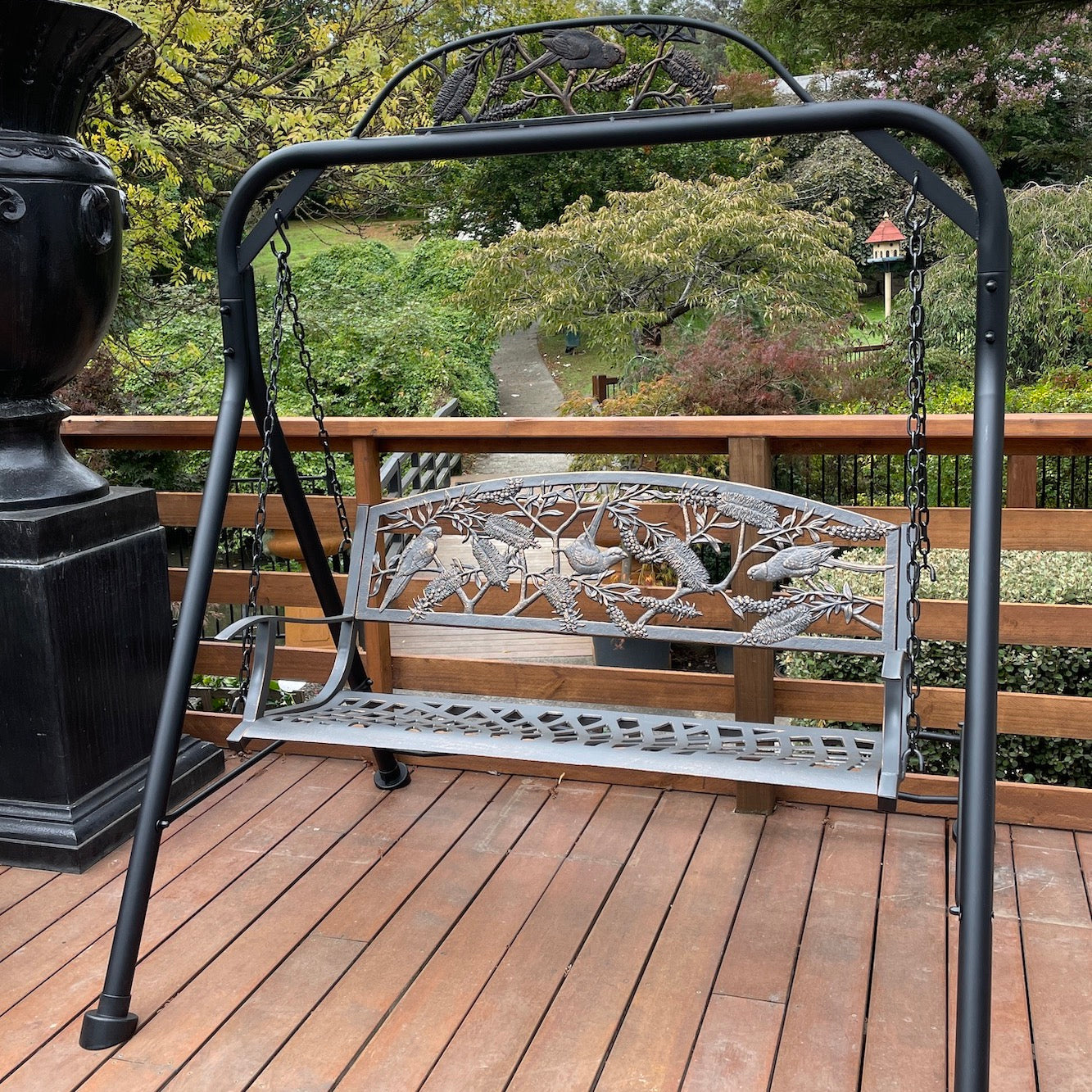 Cast Iron Swing - Rosella & Bottlebrush