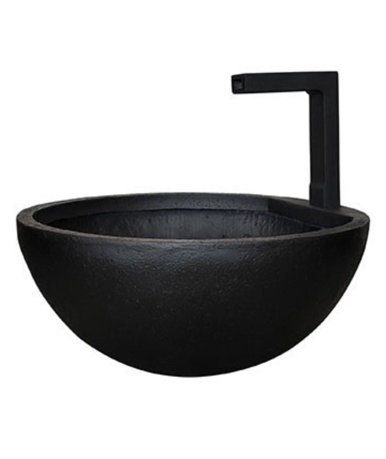 Patio Pond With Spout - Black Large