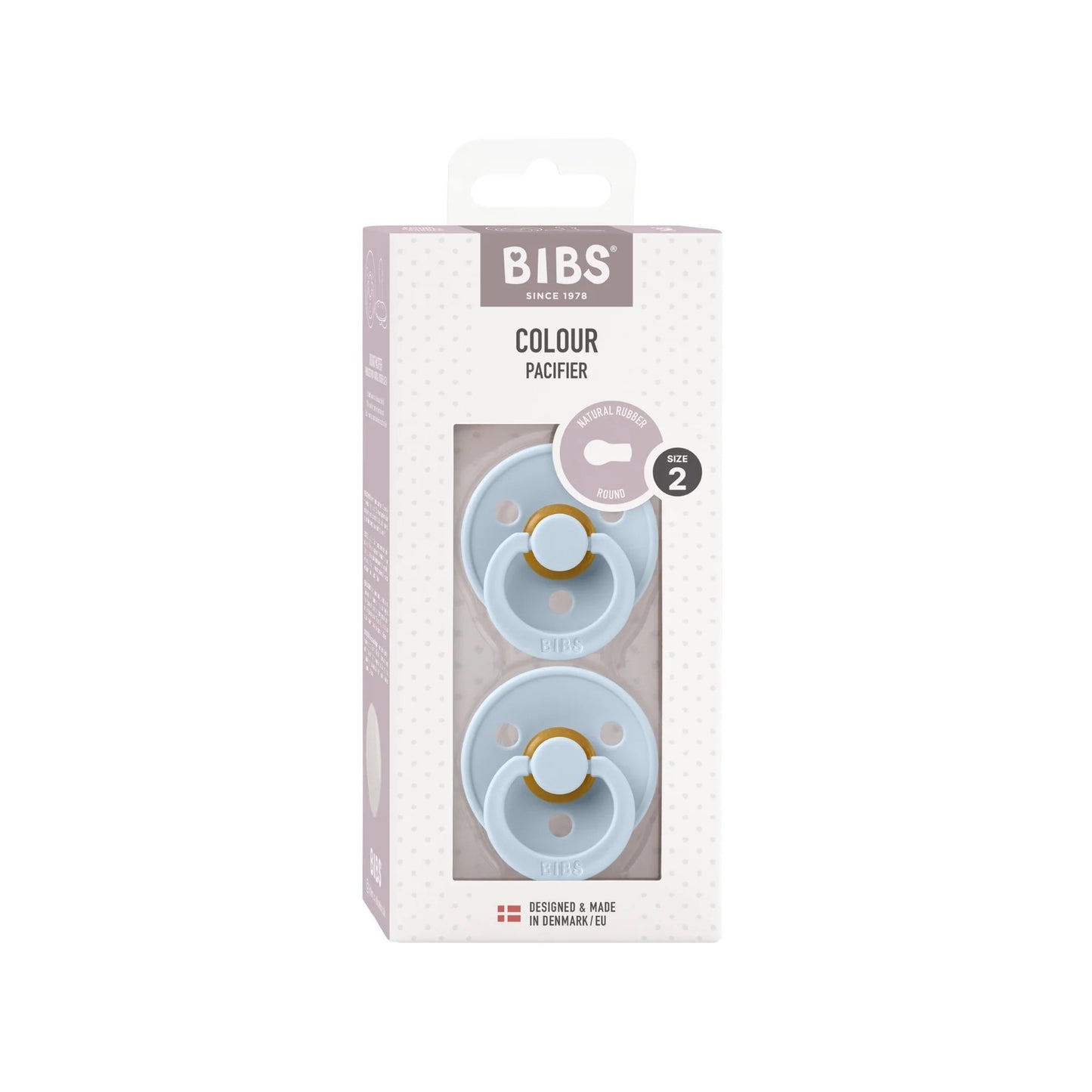 Pacifier Twin Pack (Size 2) - Baby Blue