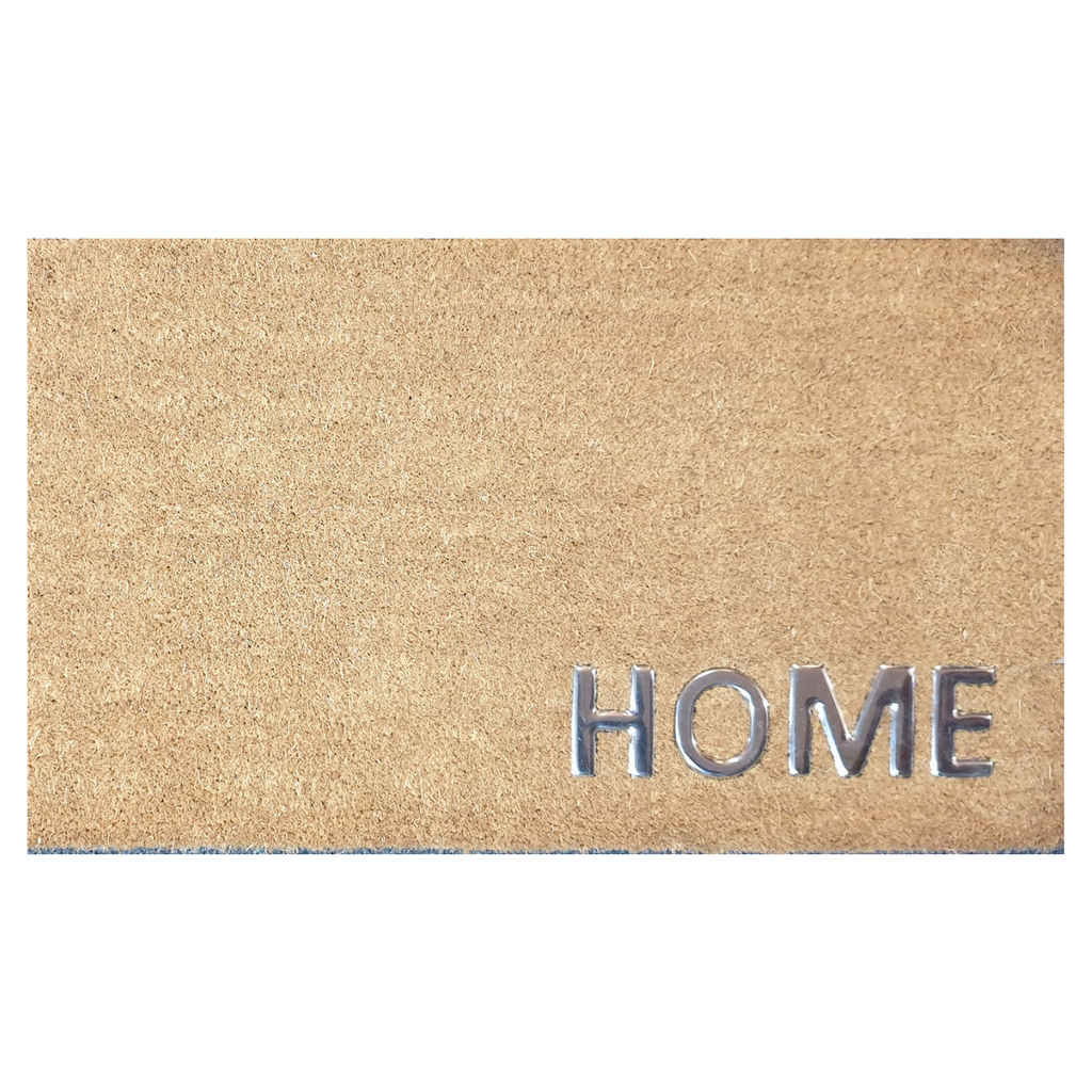 Doormat - PVC/Coir S Steel HOME 45x75cm