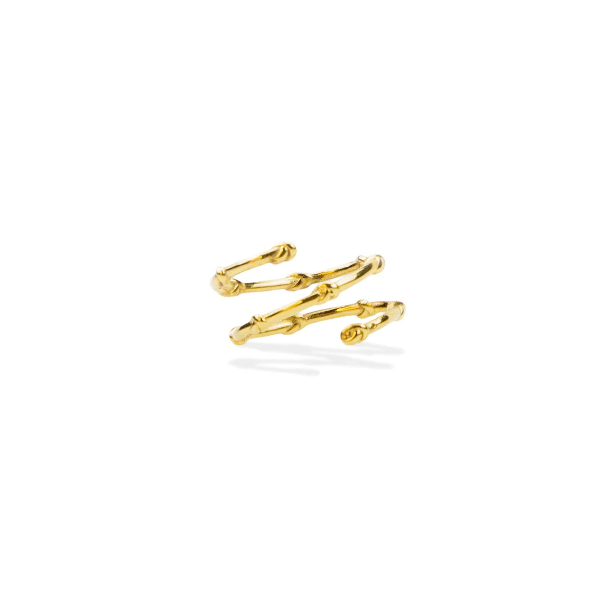 Knots Of Freedom Ring - Gold