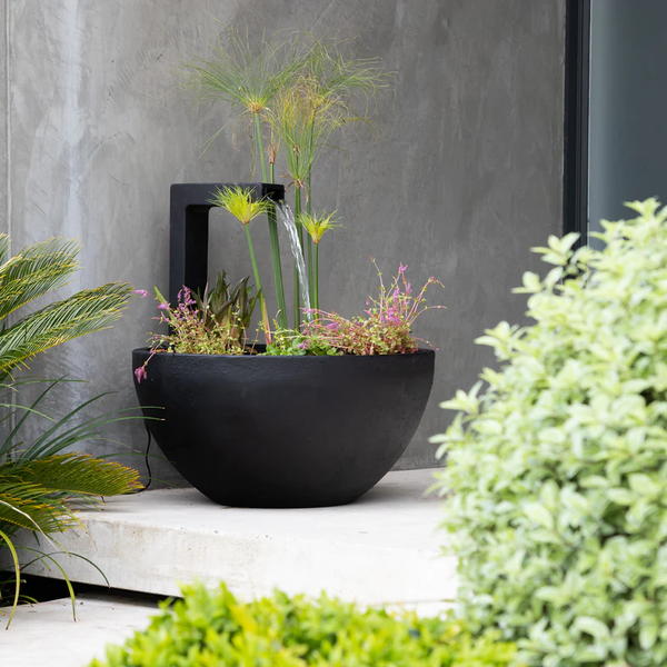 Patio Pond With Spout Black - Small