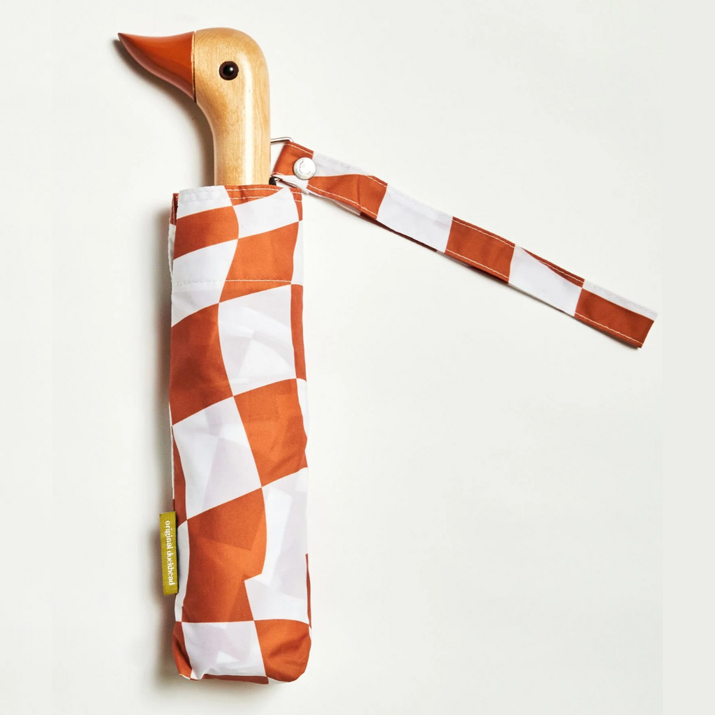 Duck Umbrella Compact - Peanut Butter Checks