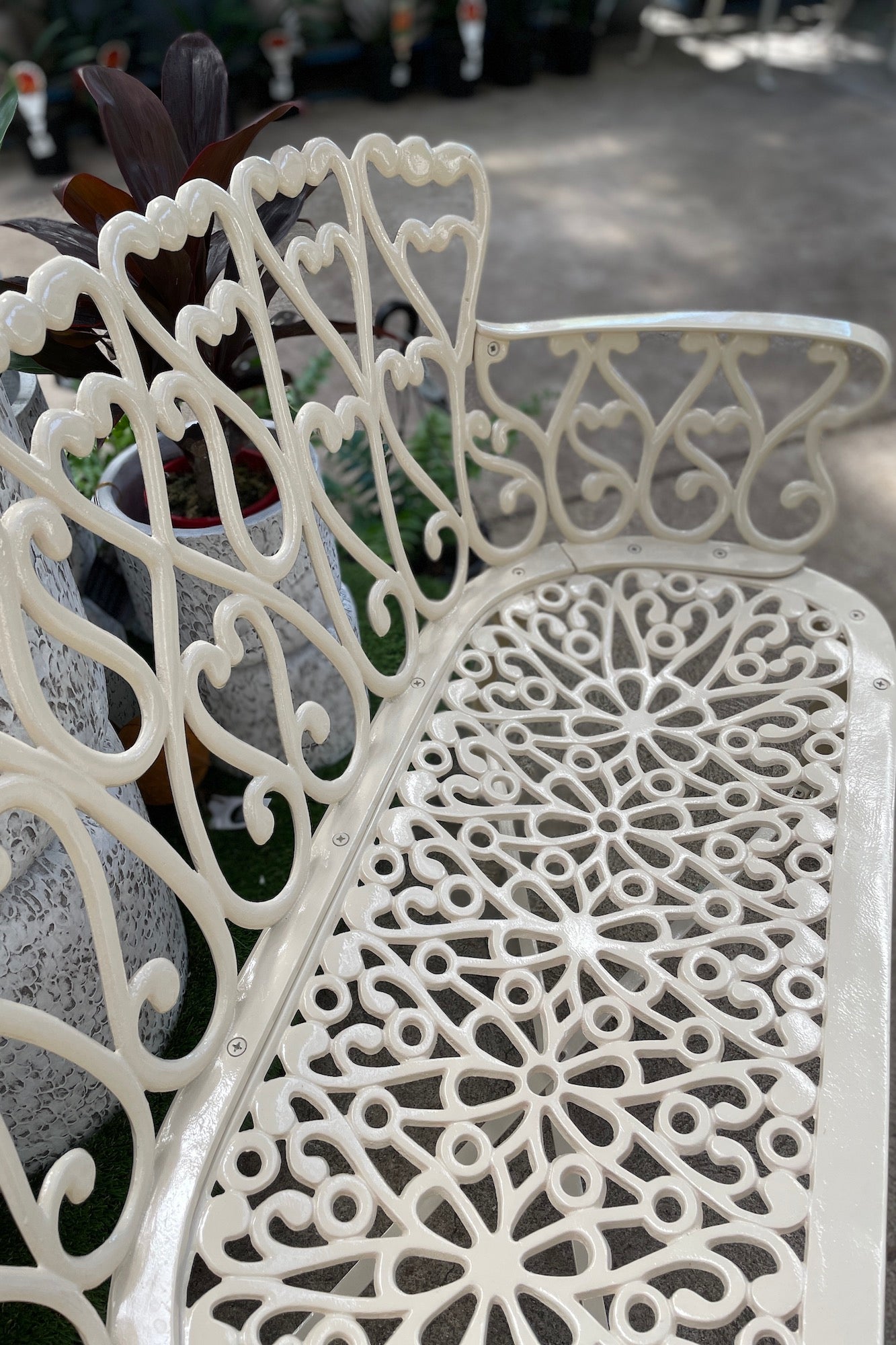 Scroll Lovers Seat Double - Primrose