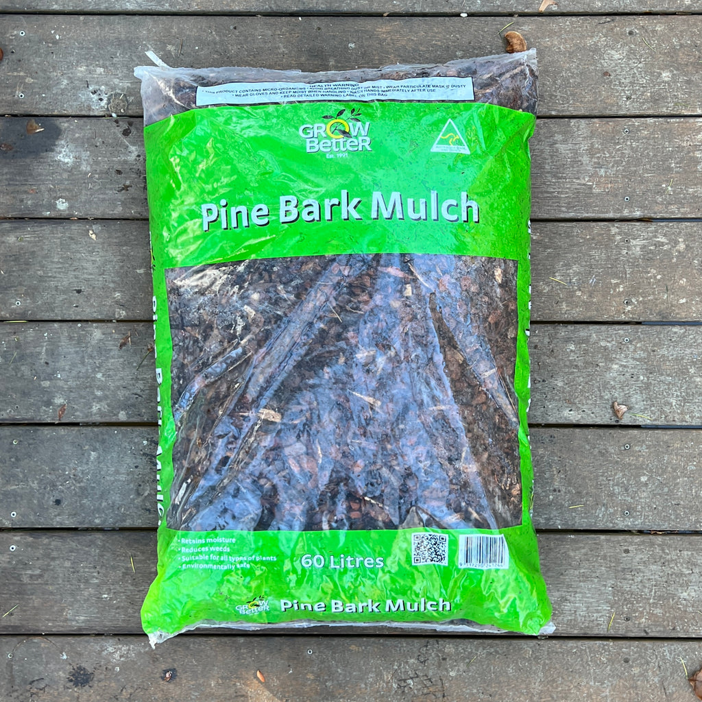 Pine Bark Mulch Brown - 60L