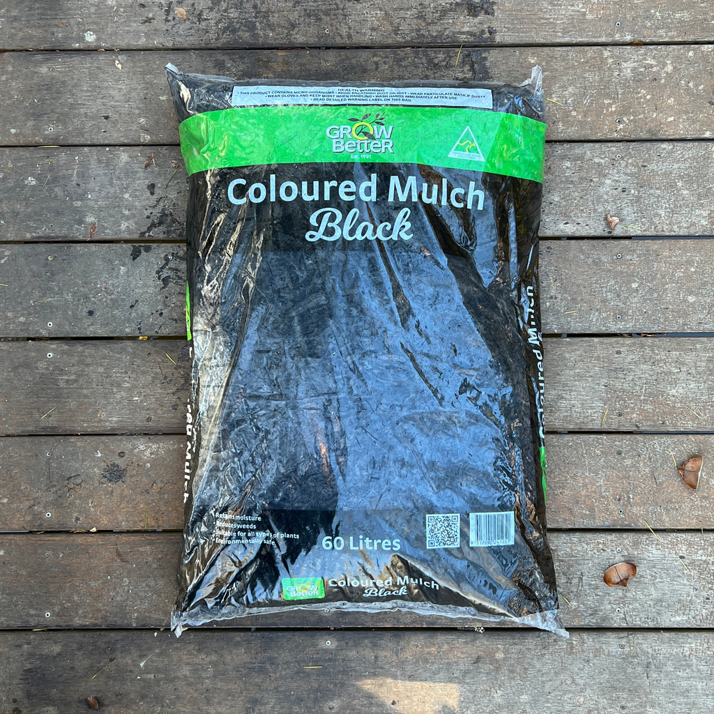 Pine Bark Mulch Black - 60L