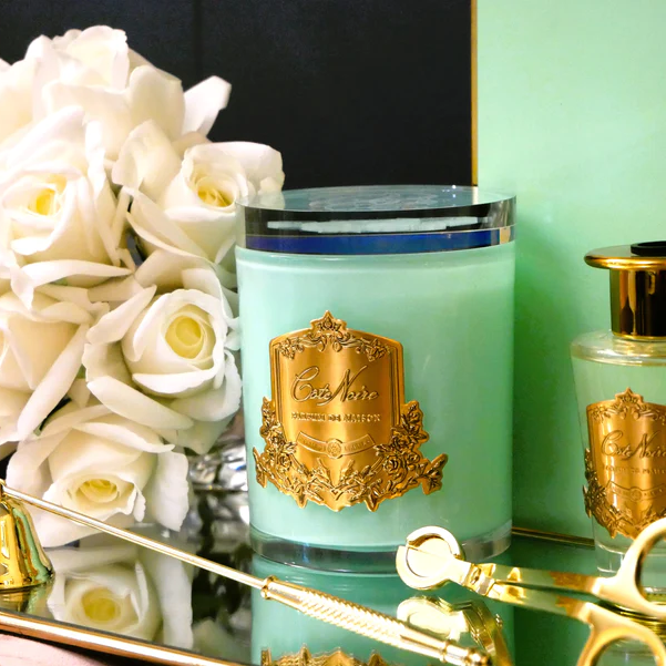 Candle Persian Lime 450g - Limited Edition Tiffany Jade Vessel With Gold Badge