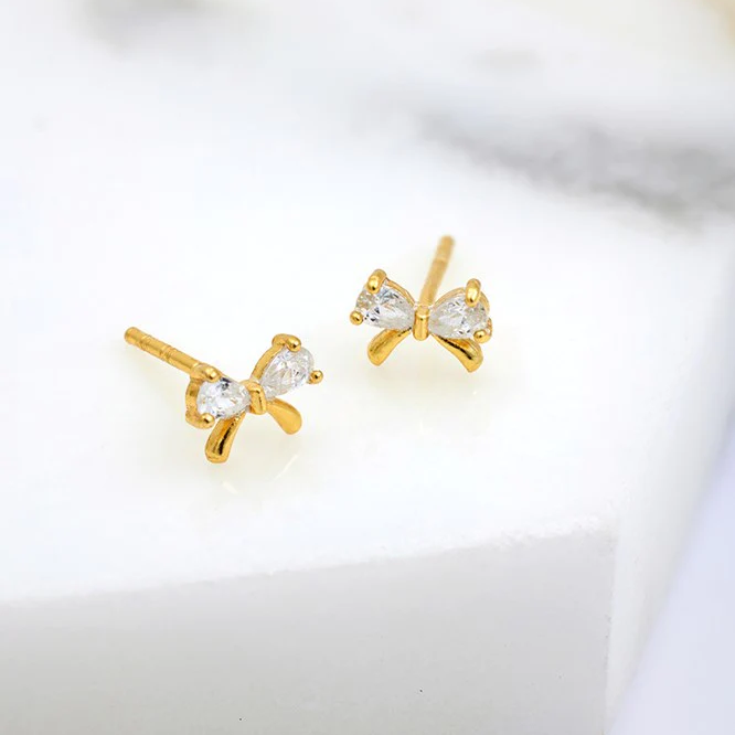 Riley Stud Earrings - Gold