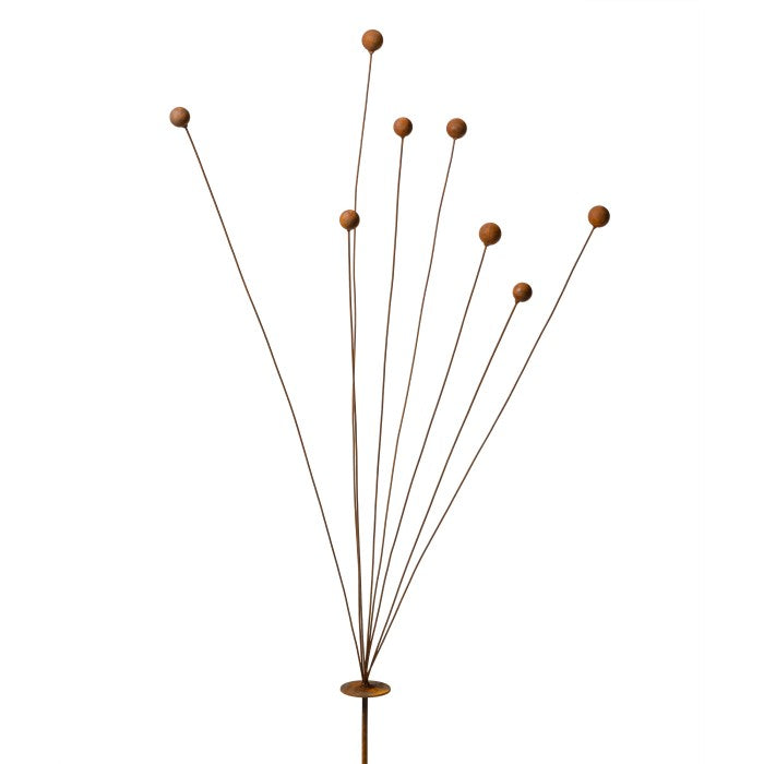 Billy Buttons Stake - Rust
