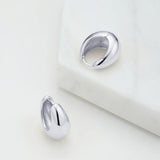 Steph Hoops Large - Silver