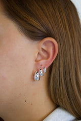 Steph Hoops Large - Silver