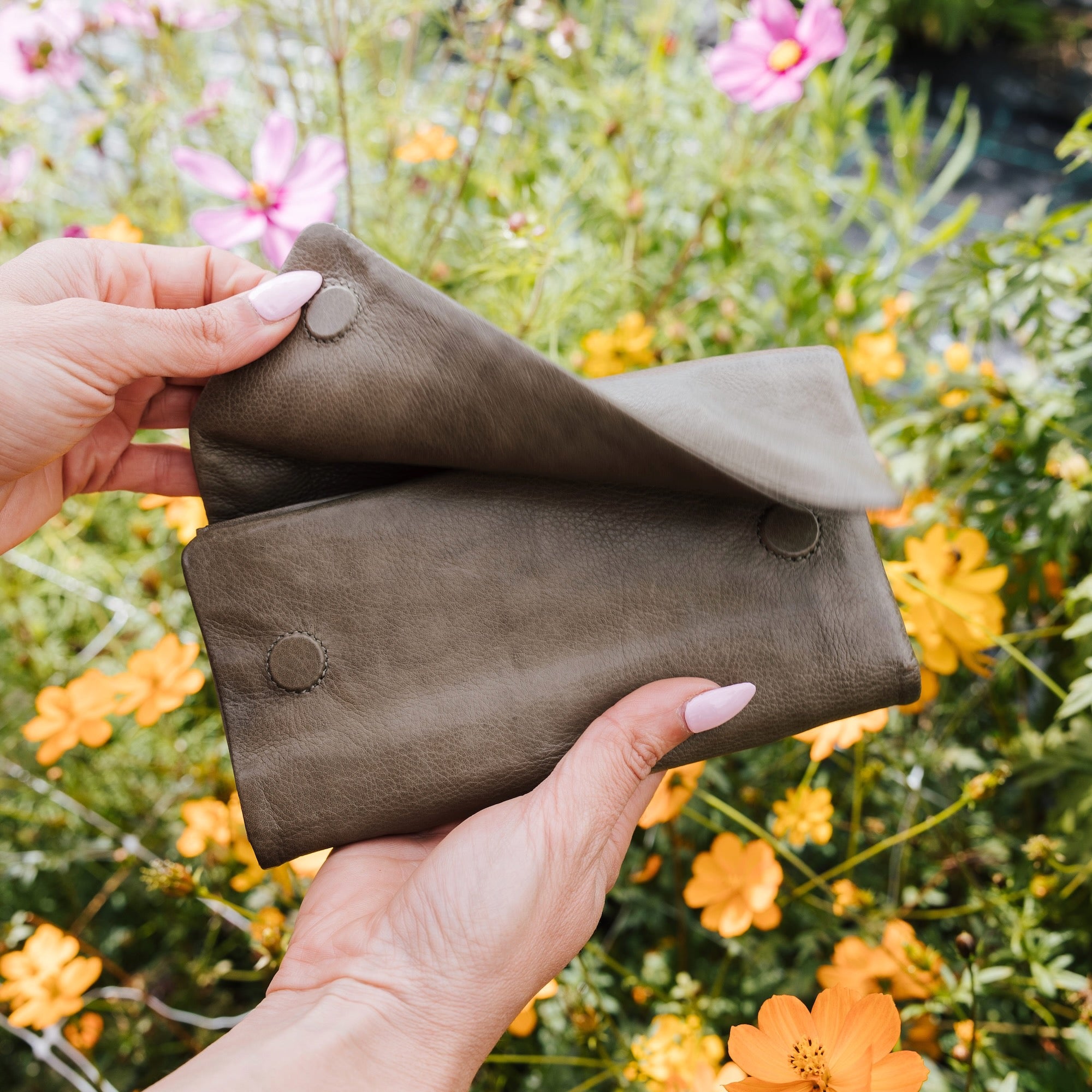 Rose Purse - Olive
