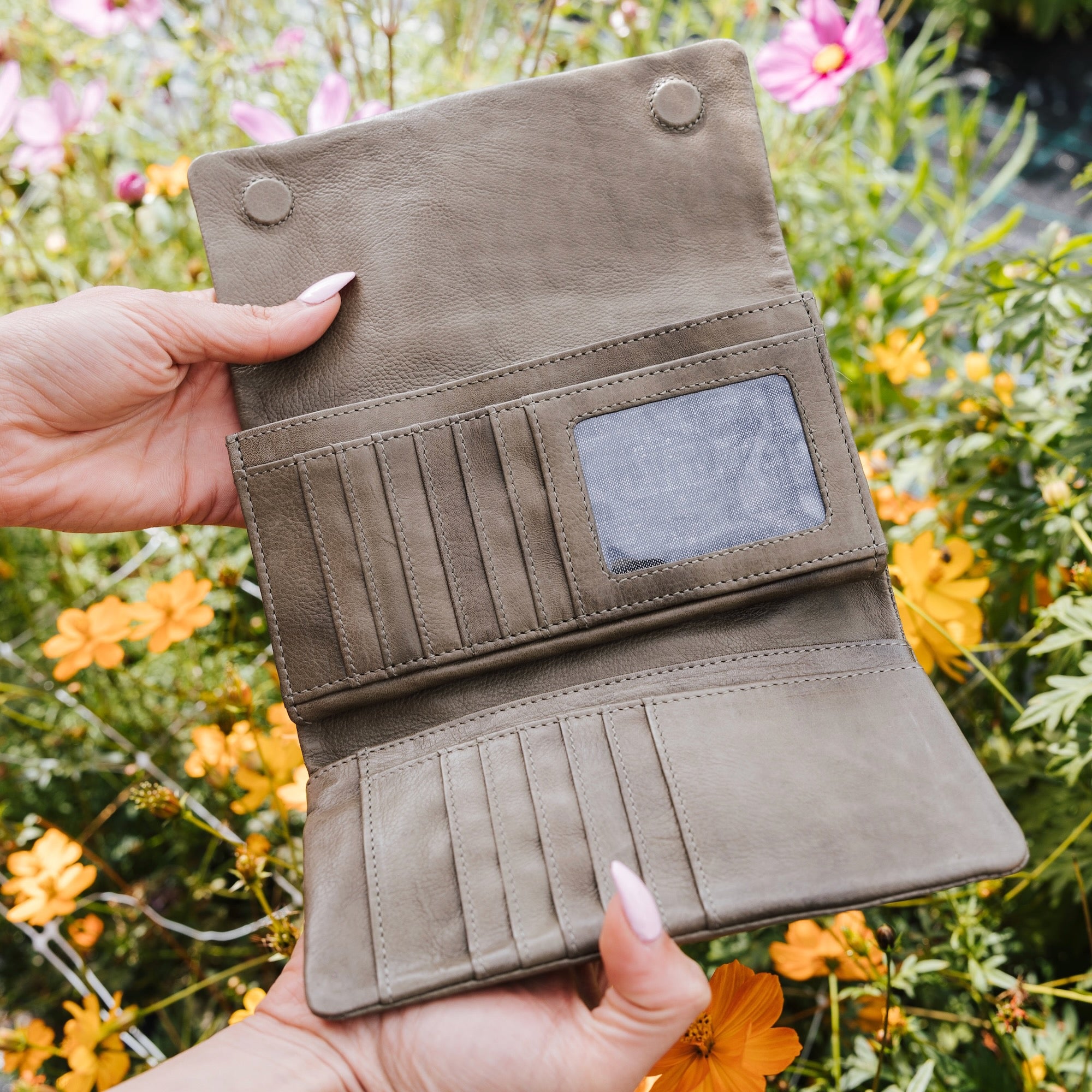 Rose Purse - Olive