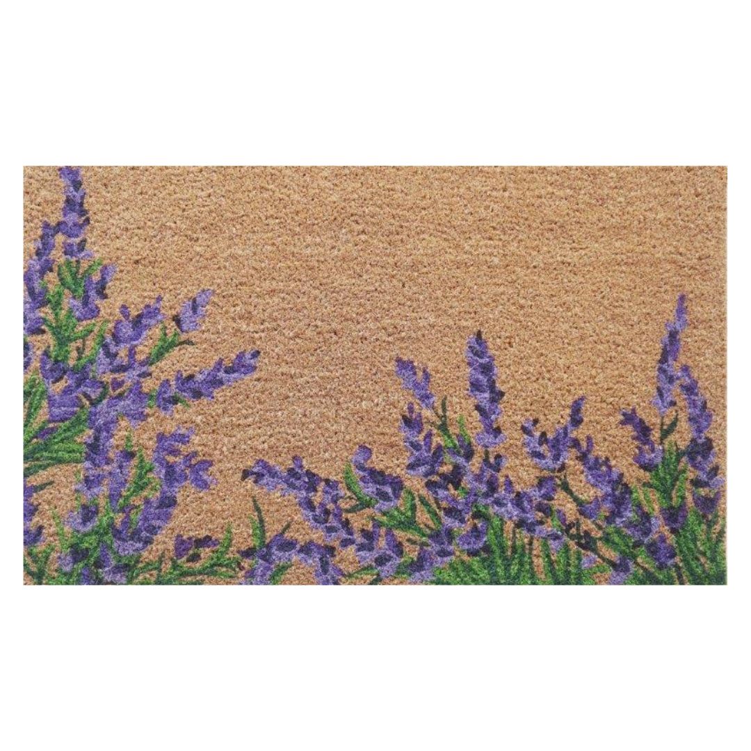 Doormat Latex Coir - Lavender Bush 45x75cm