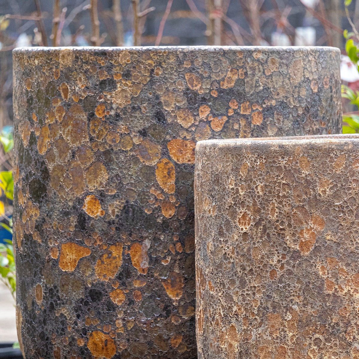 Fossil Adriatic Planter - Rust