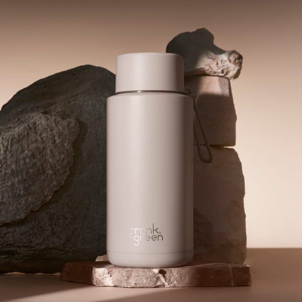 Ceramic Reusable Bottle - Moon Dust 34oz