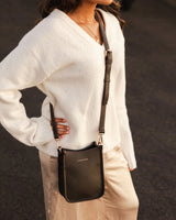 Parker Phone Crossbody Bag - Chocolate
