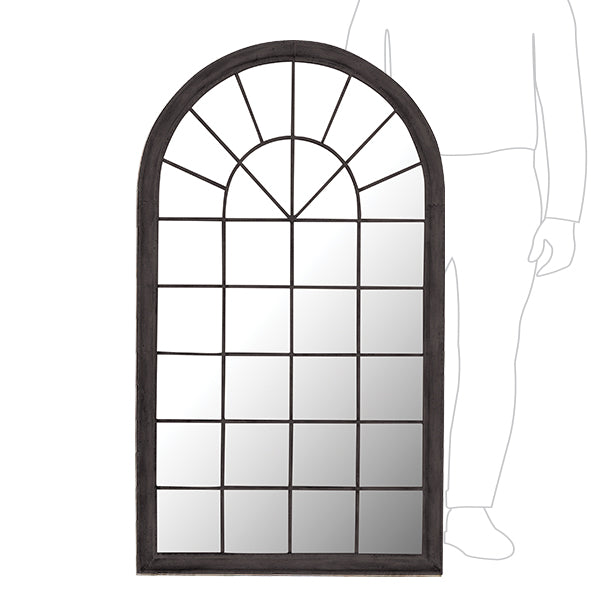 Chateau Mirror Black 75x131cm