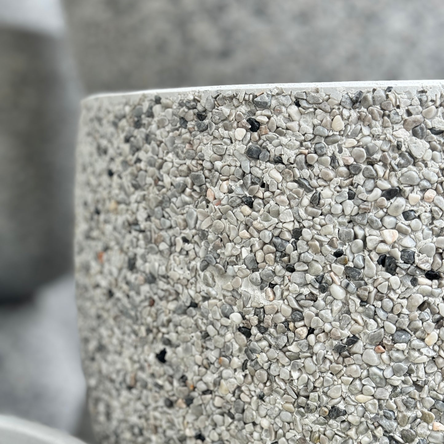 Montague Egg - Light Grey Pebble
