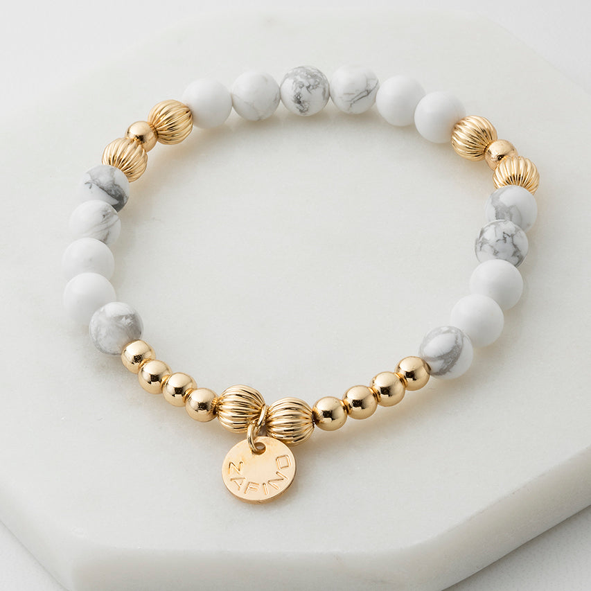 Brielle Bracelet - Howlite