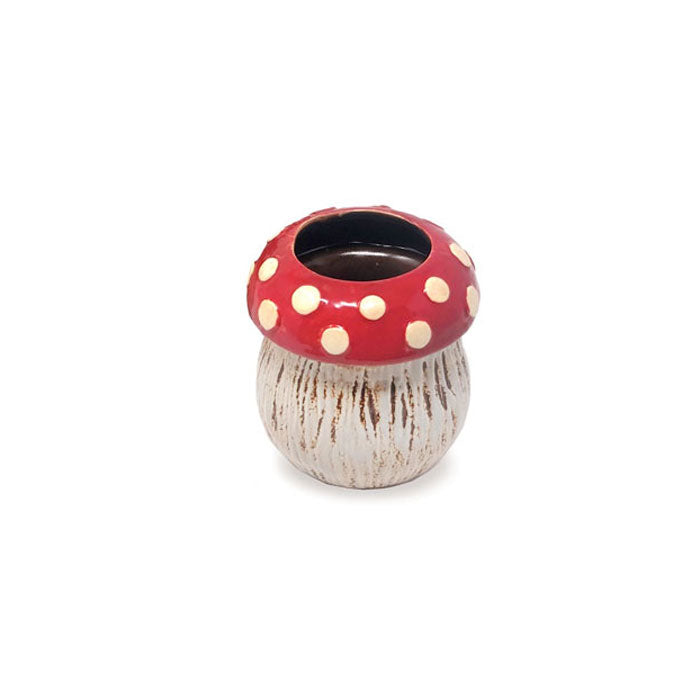 Mushroom Planter - Small Red