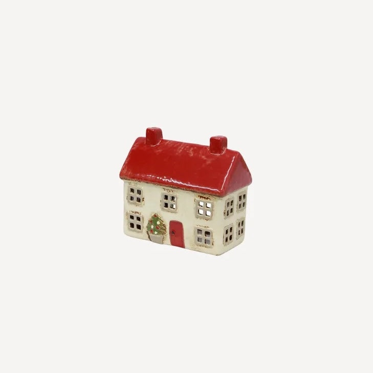 Alsace Tea Light Cottage Christmas Stone