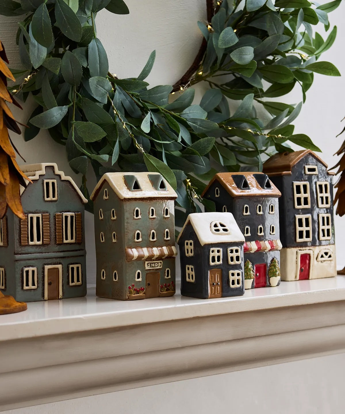 Alsace Tea Light House Navy