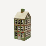 Alsace Tea Light Grande Chalet Christmas Green