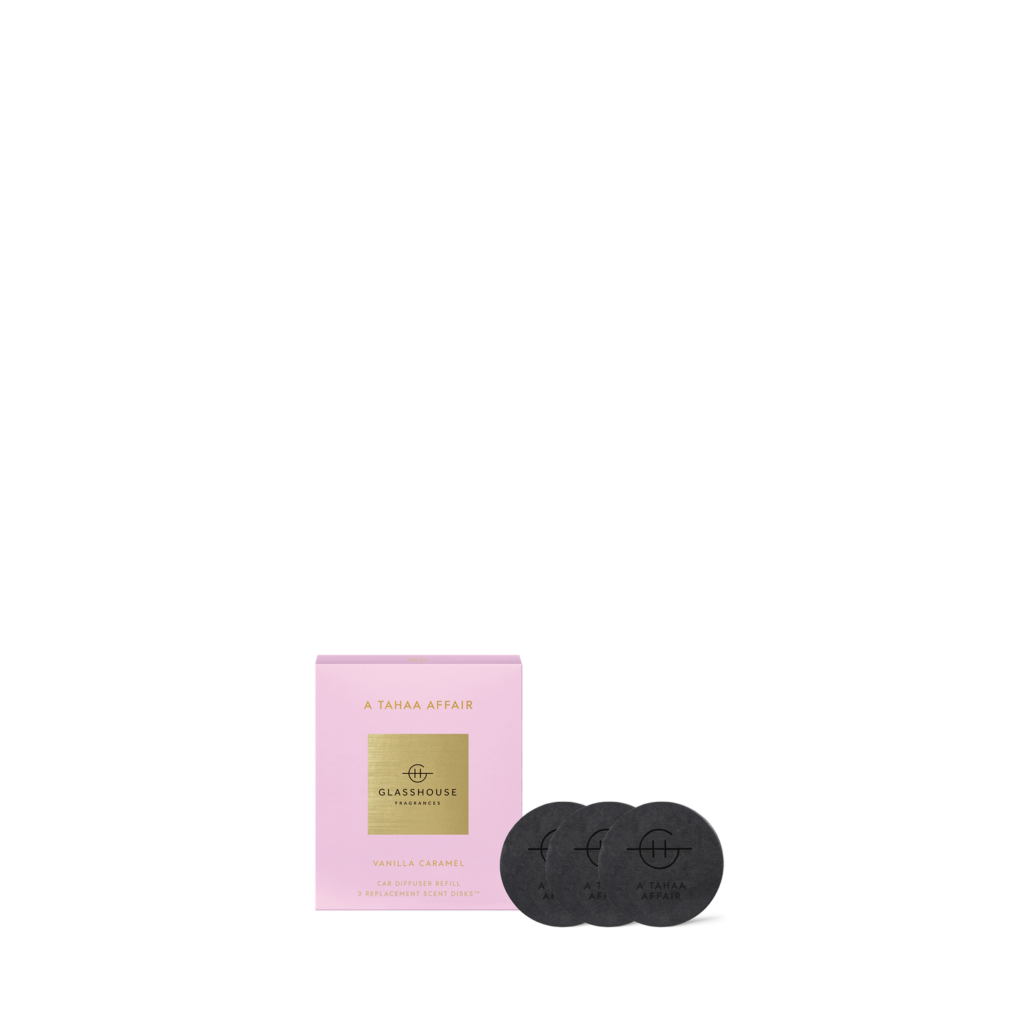 A Tahaa Affair -  3 Scent Disks Refill For Car Diffuser
