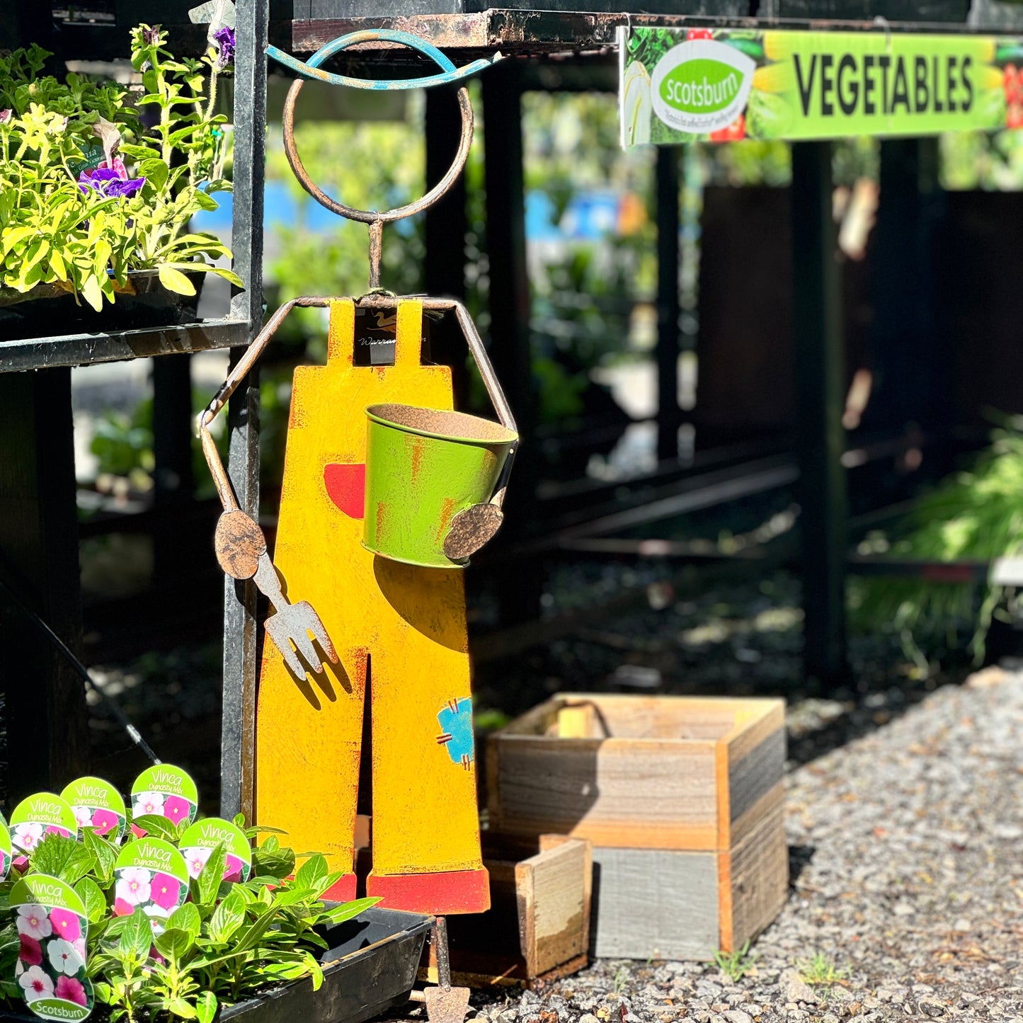 Colourful Farm Kid Planter -