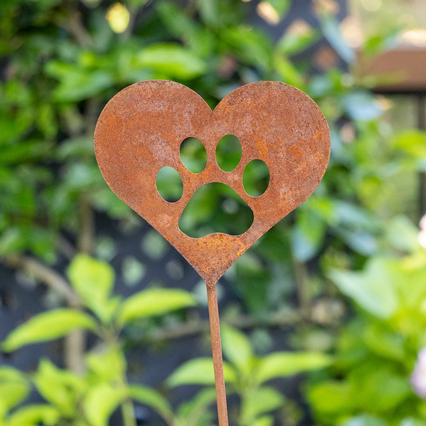 Pet Print Rust Stake - Large