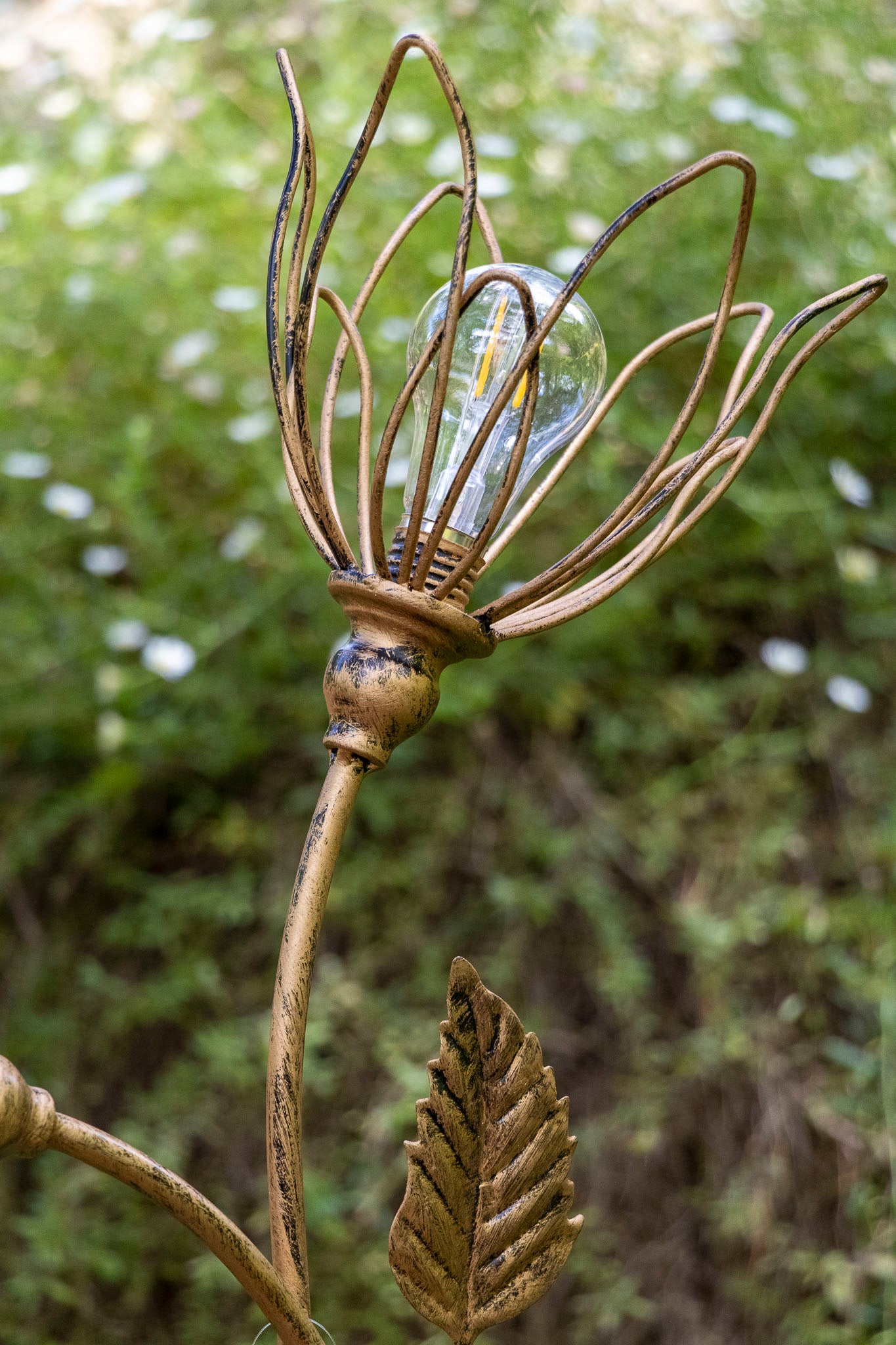 Double Flower Solar Light