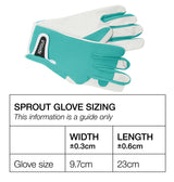 Sprout Goatskin Gloves - Dusty Blue