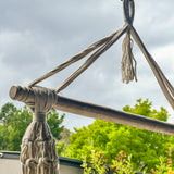 Macrame Cushion Chair - Cream